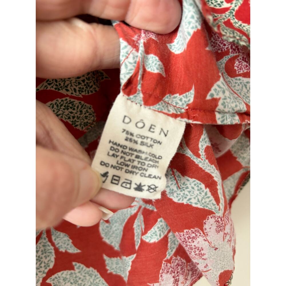 DOEN Chelle Top in Jardin Marjorelle Floral Print XS - Picture 7 of 8